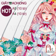 [ARTDOOR] Giấy vẽ màu nước BAOHONG 100% Cotton (vân mịn HOT)